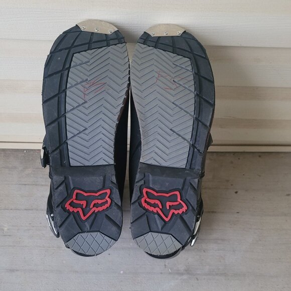 Fox Racing PRO FORMA Motocross BIKE Boots (MATTE BLK & SILVER) US Men's size 14 - Picture 15 of 15